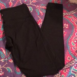 black lululemon full length leggings